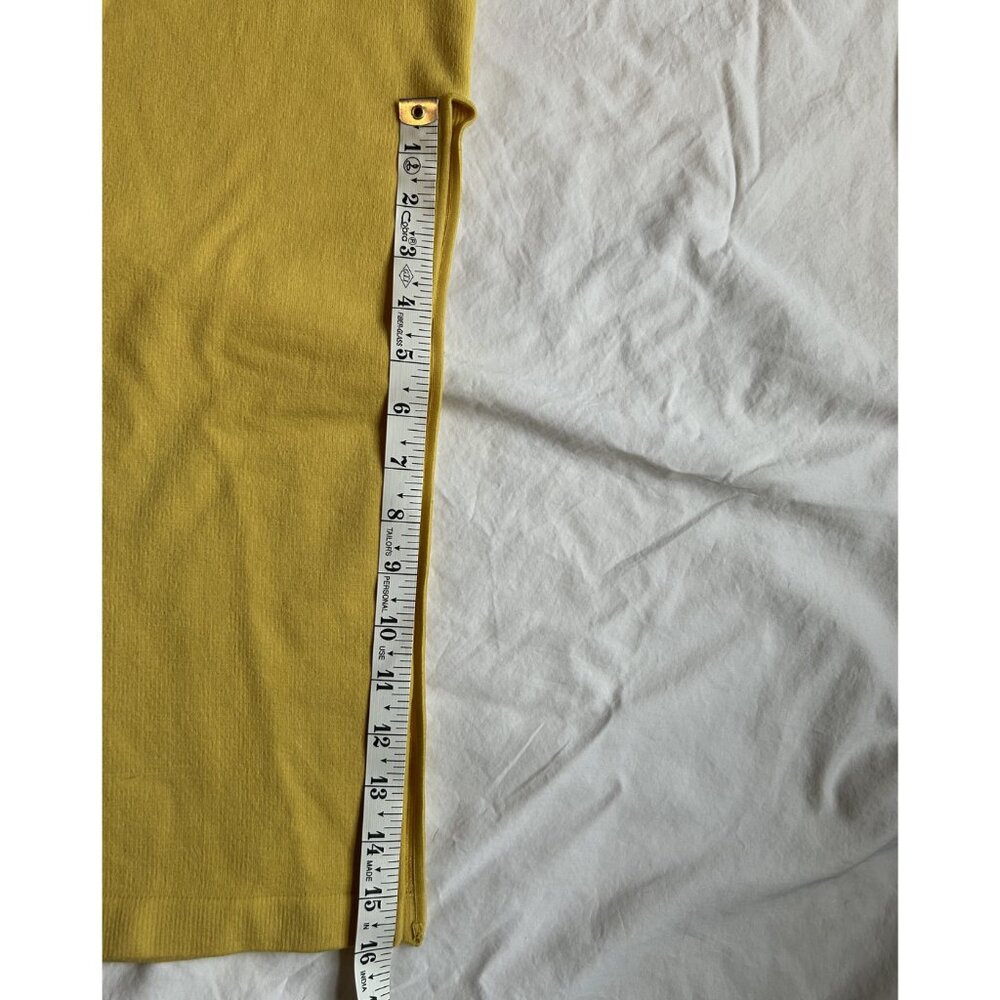 NWT Fabletics Yellow Cloud Seamless Midi Dress - M - Picture 7 of 9